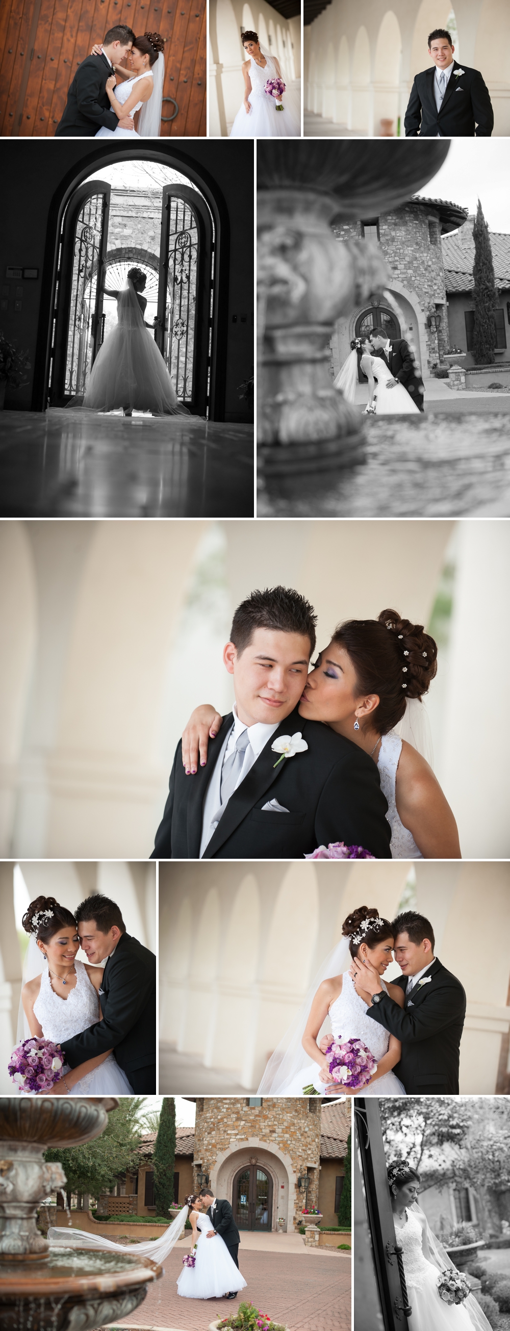 Villa Siena Wedding Photography Romantic Embracing