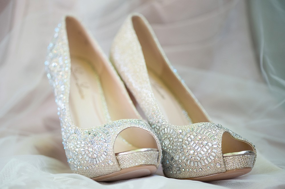 Villa Siena Wedding Bride Sparkly Shoes Gilbert AZ Photos