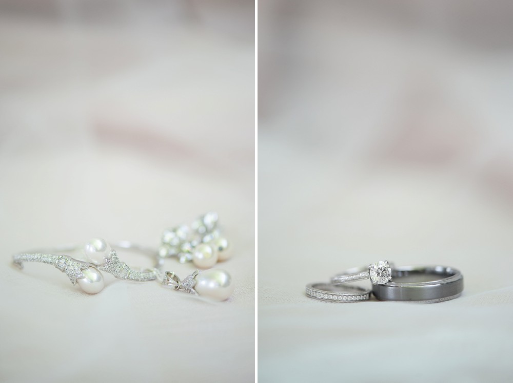 Villa Siena Wedding Diamond Rings Pearl Earrings Bracelet Gilbert AZ Photos