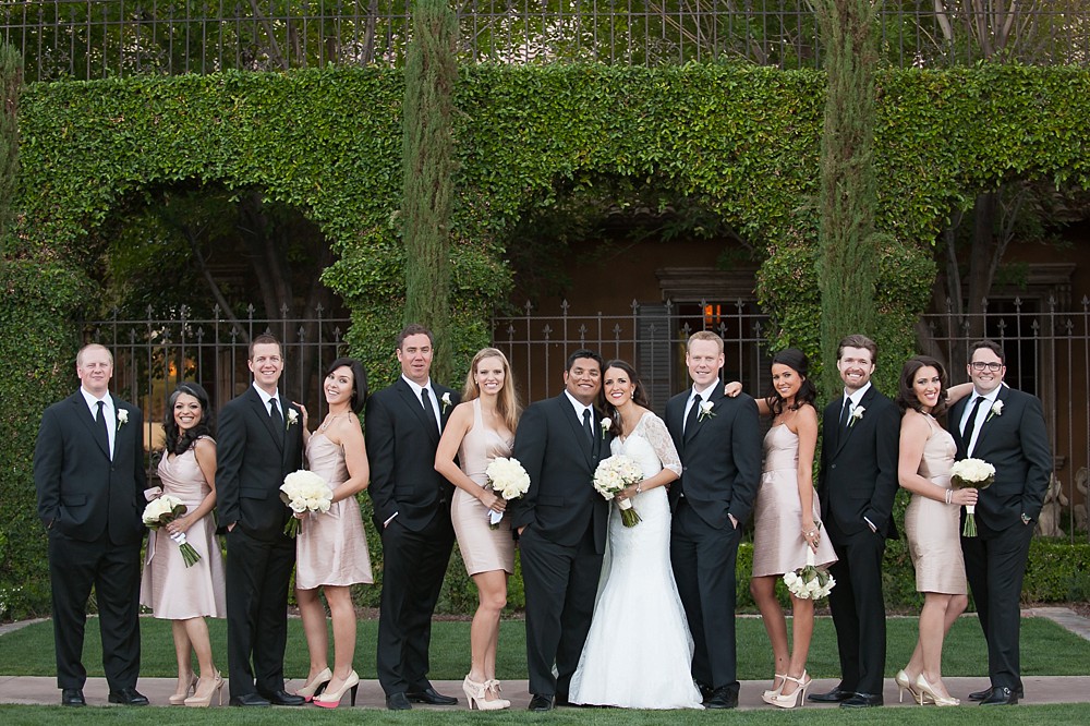 Villa Siena Wedding Bride Groom Bridal Party Dresses Tuxes Gilbert AZ Photos