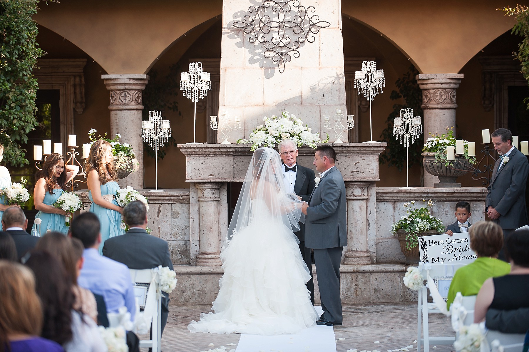 Villa Siena Wedding Bride Groom Vows Gilbert Arizona Photos