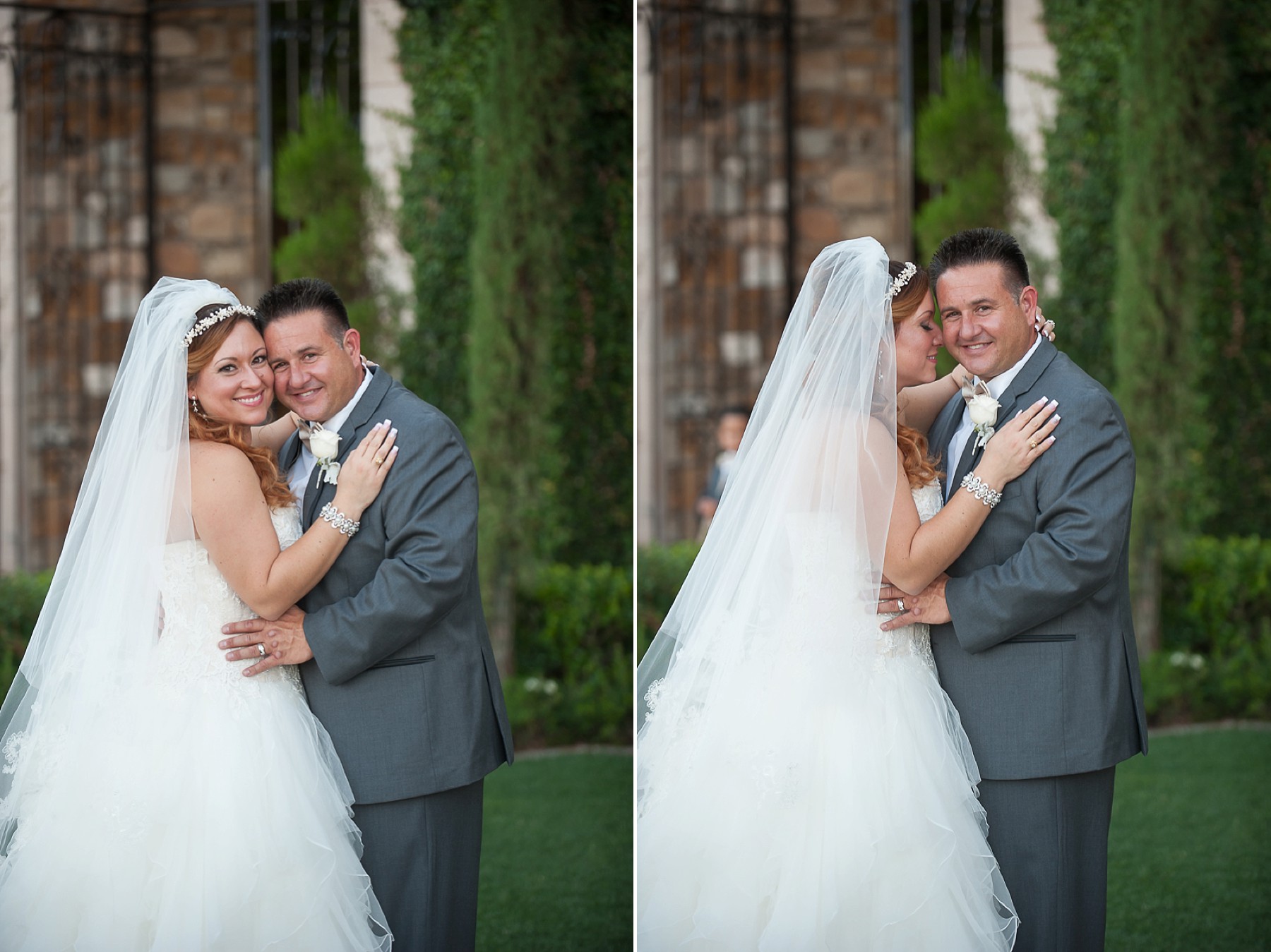 Villa Siena Wedding Bride Groom Hugging Smiling Gilbert Arizona Photos