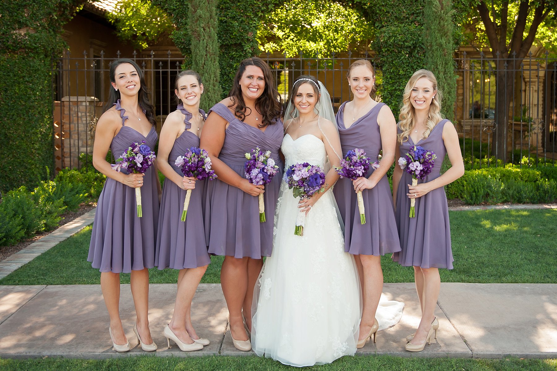 Villa Siena Purple Wedding Photo