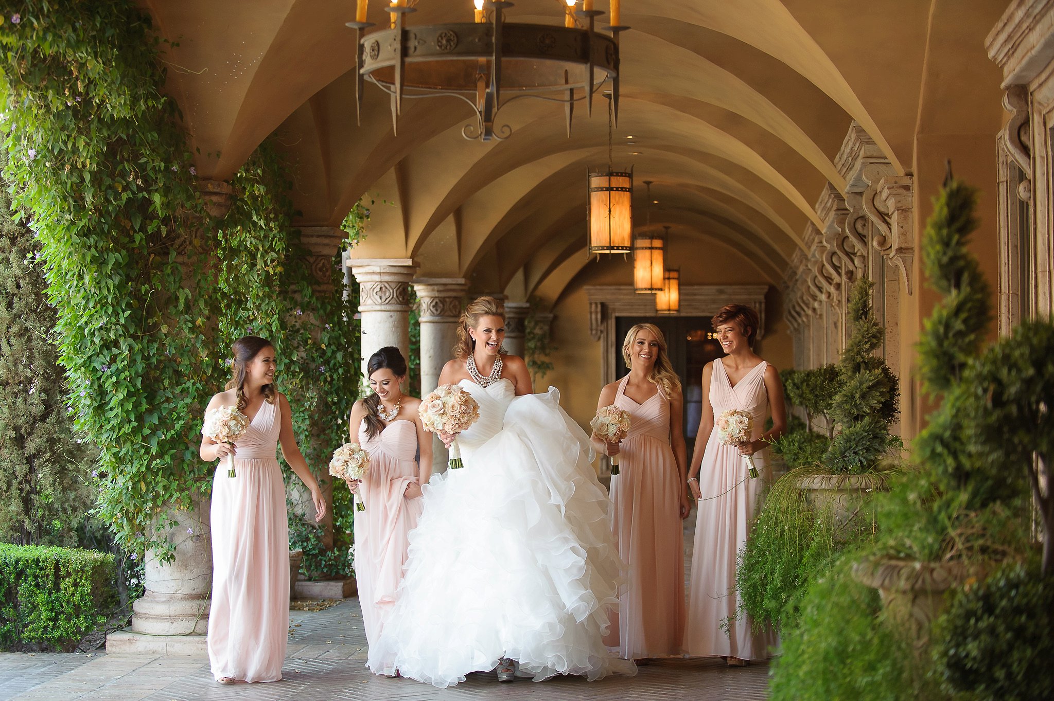Villa Siena Pink Wedding Photo