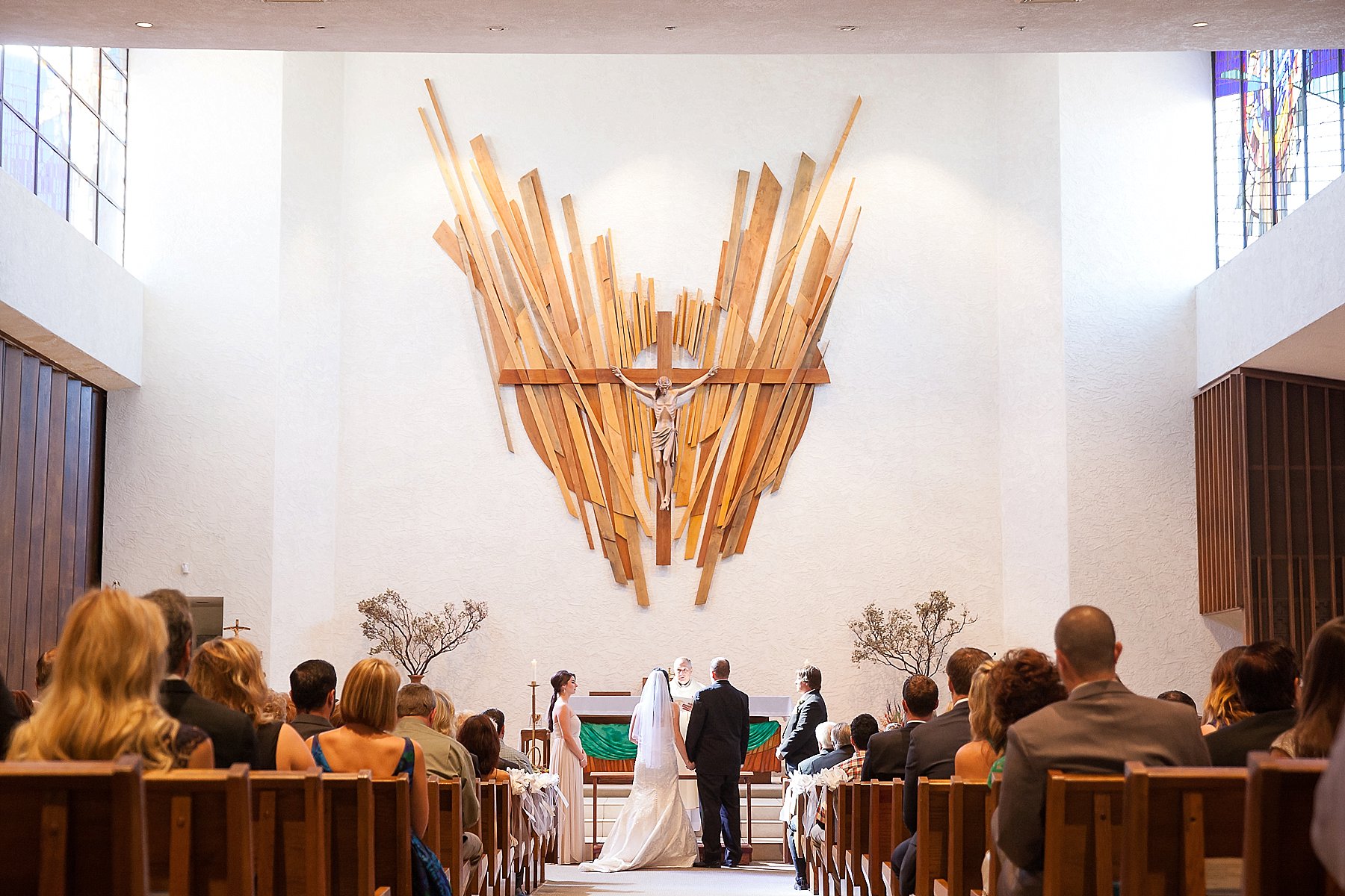 Our Lady Perpetual Help Scottsdale Wedding Ceremony Vows Arizona Photo