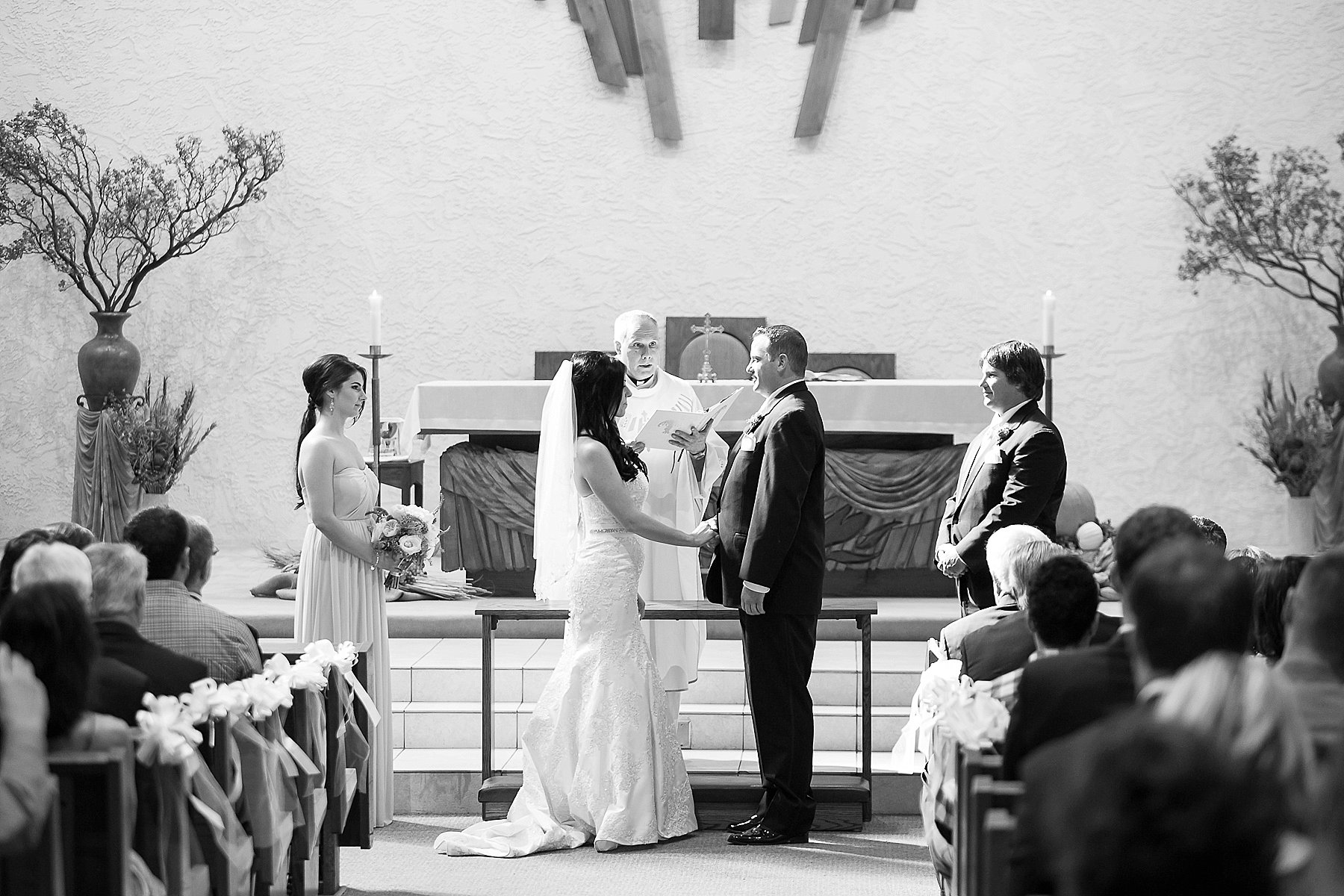 Our Lady Perpetual Help Scottsdale Wedding Ceremony Vows Arizona Photo