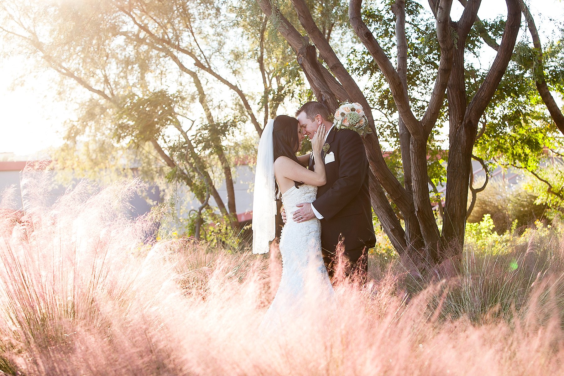 McCormick Scottsdale Wedding Bride Groom hugging Arizona Photo