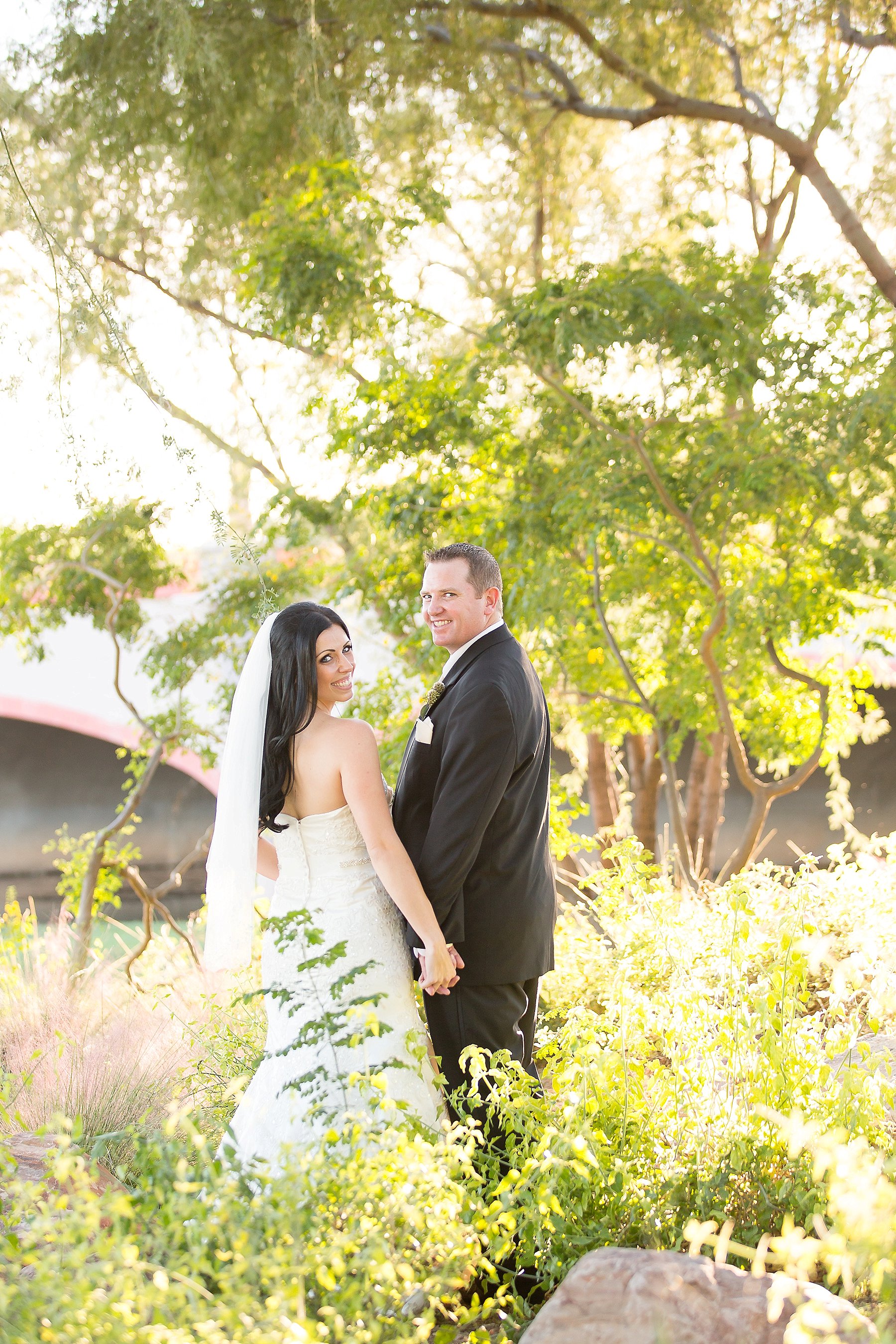 McCormick Scottsdale Wedding Bride Groom Smiling Arizona Photo