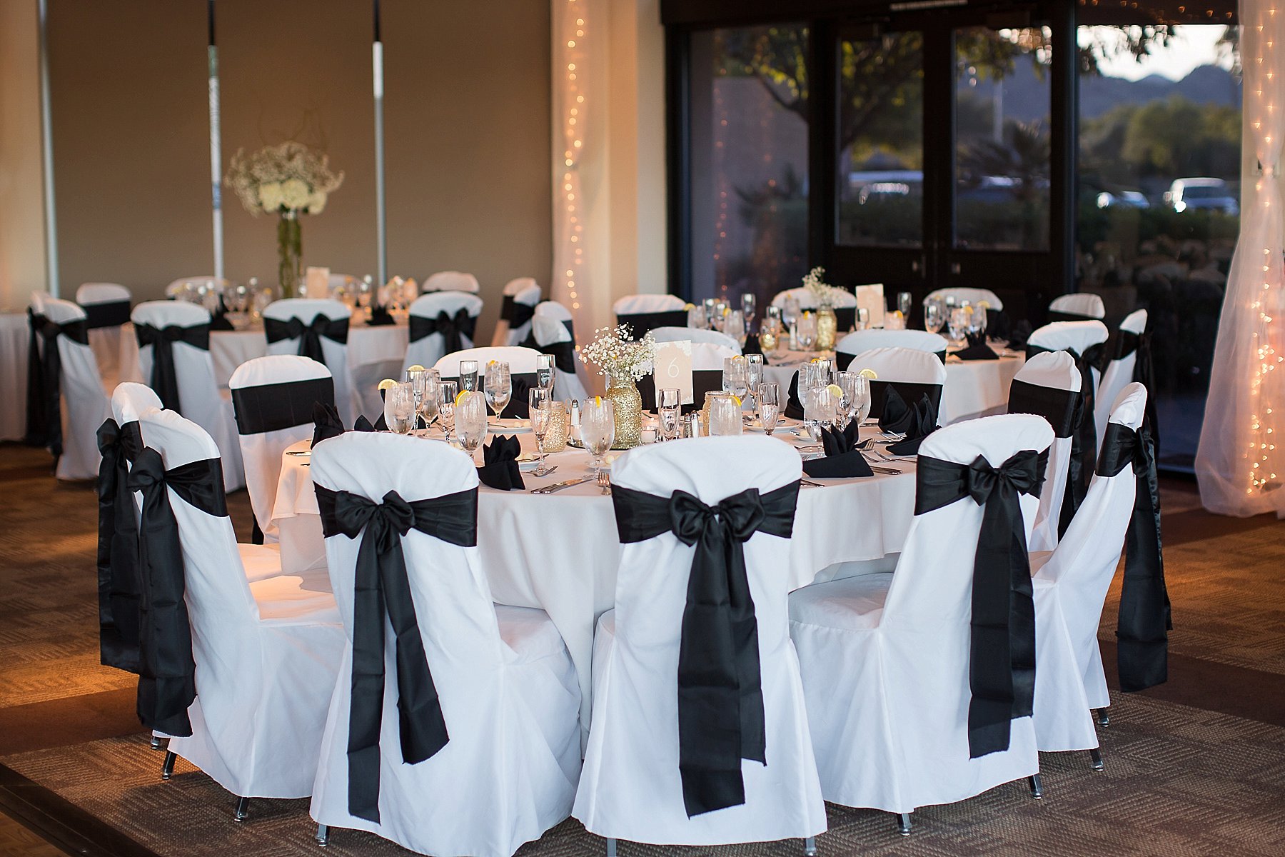 McCormick Scottsdale Wedding Reception Table Setting Arizona Photo