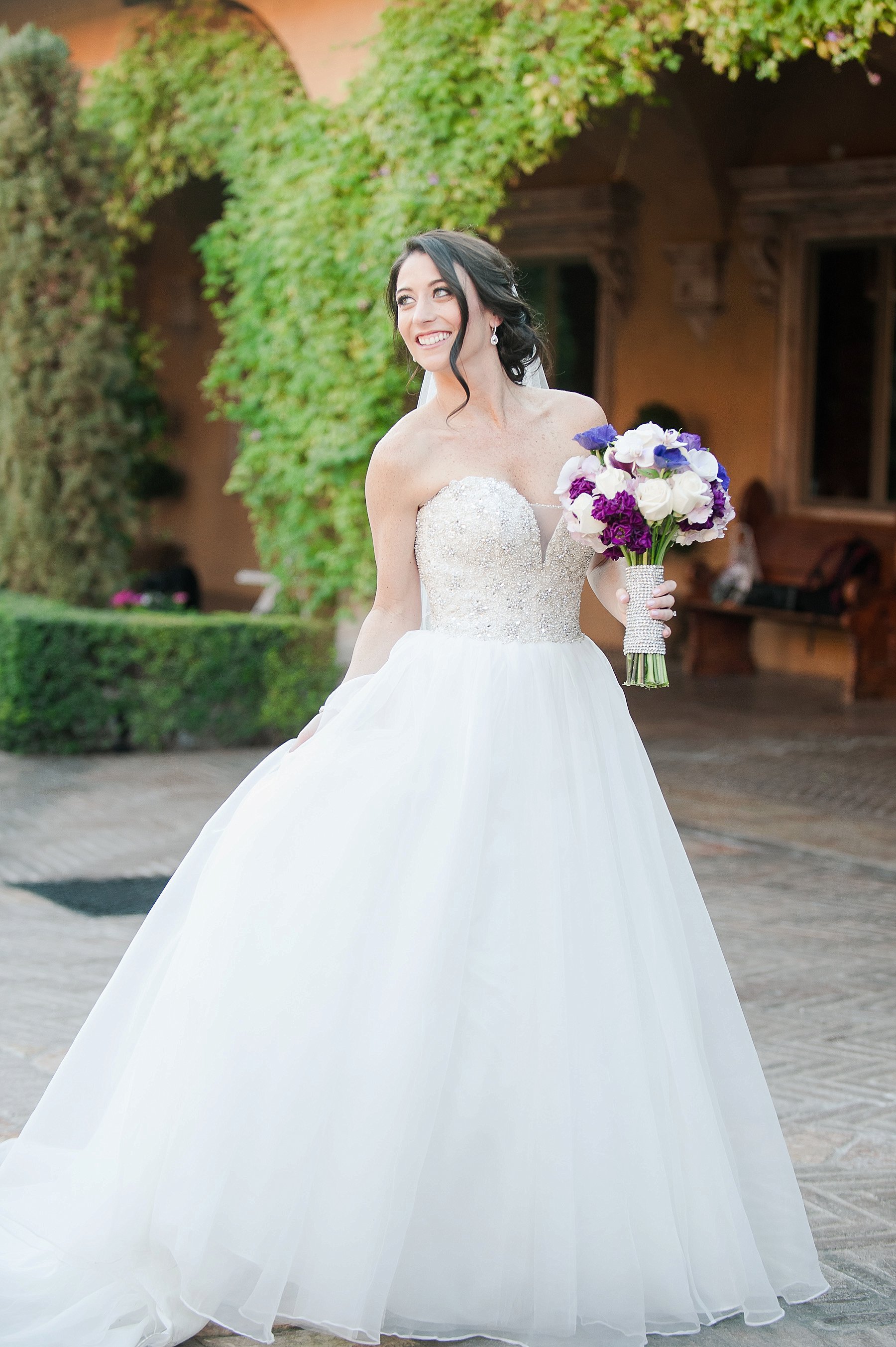 Villa Siena Wedding Bride Maggie Sottero Gilbert Arizona Photo