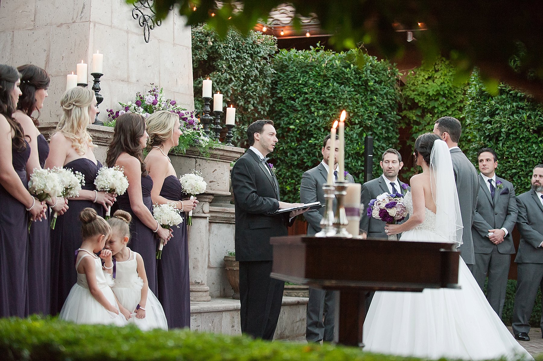 Villa Siena Wedding Ceremony Vows Gilbert Arizona Photo