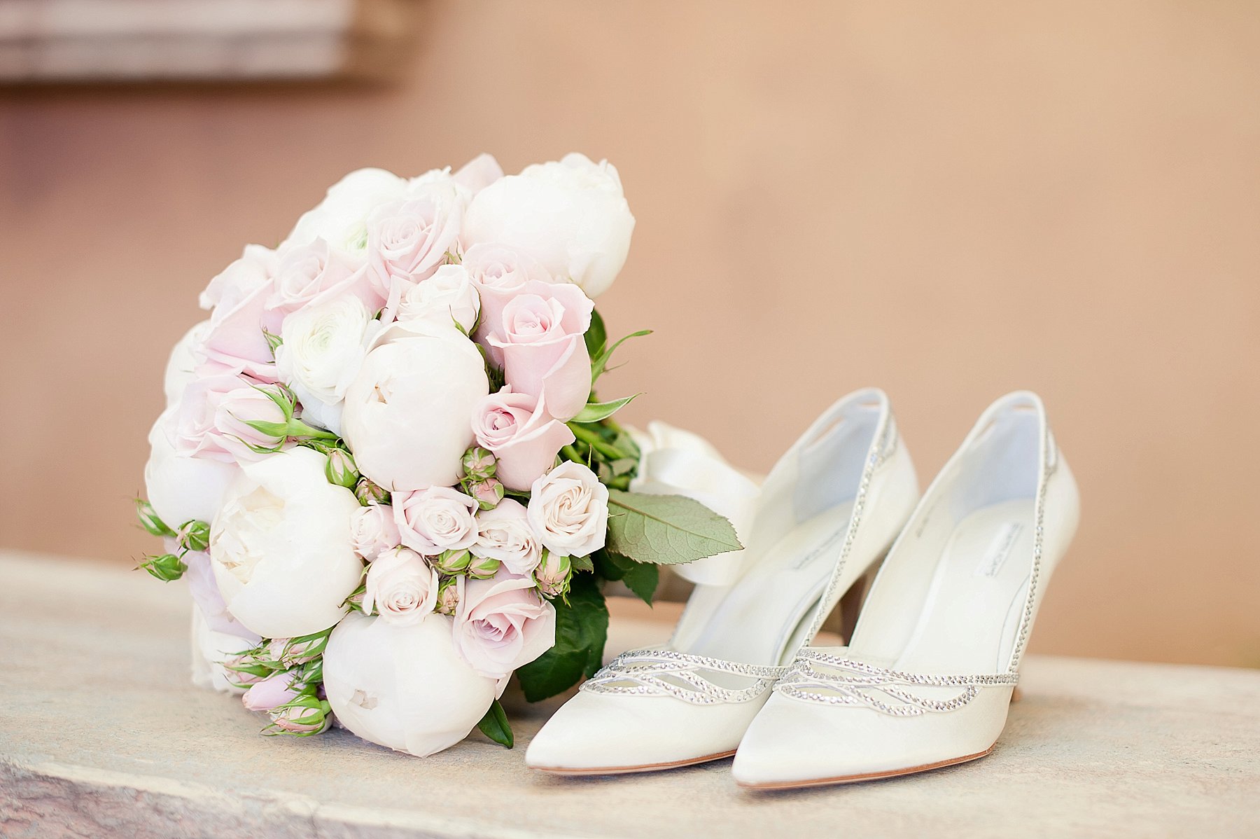 Villa Siena Wedding Bouquet Shoes Gilbert Arizona Photo