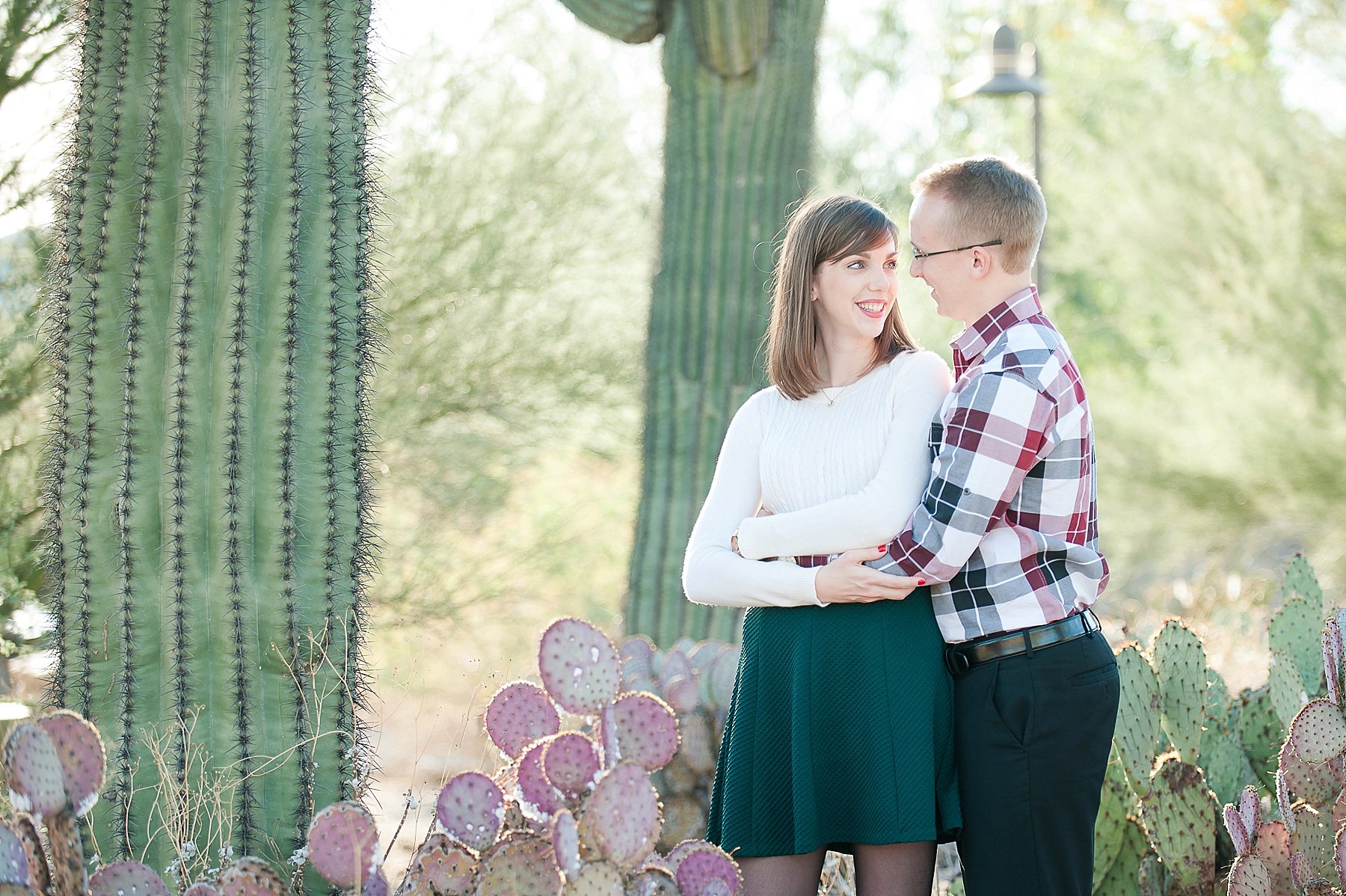 Romantic Anniversary Desert Husband Wife Hugging Gilbert Arizona Photo