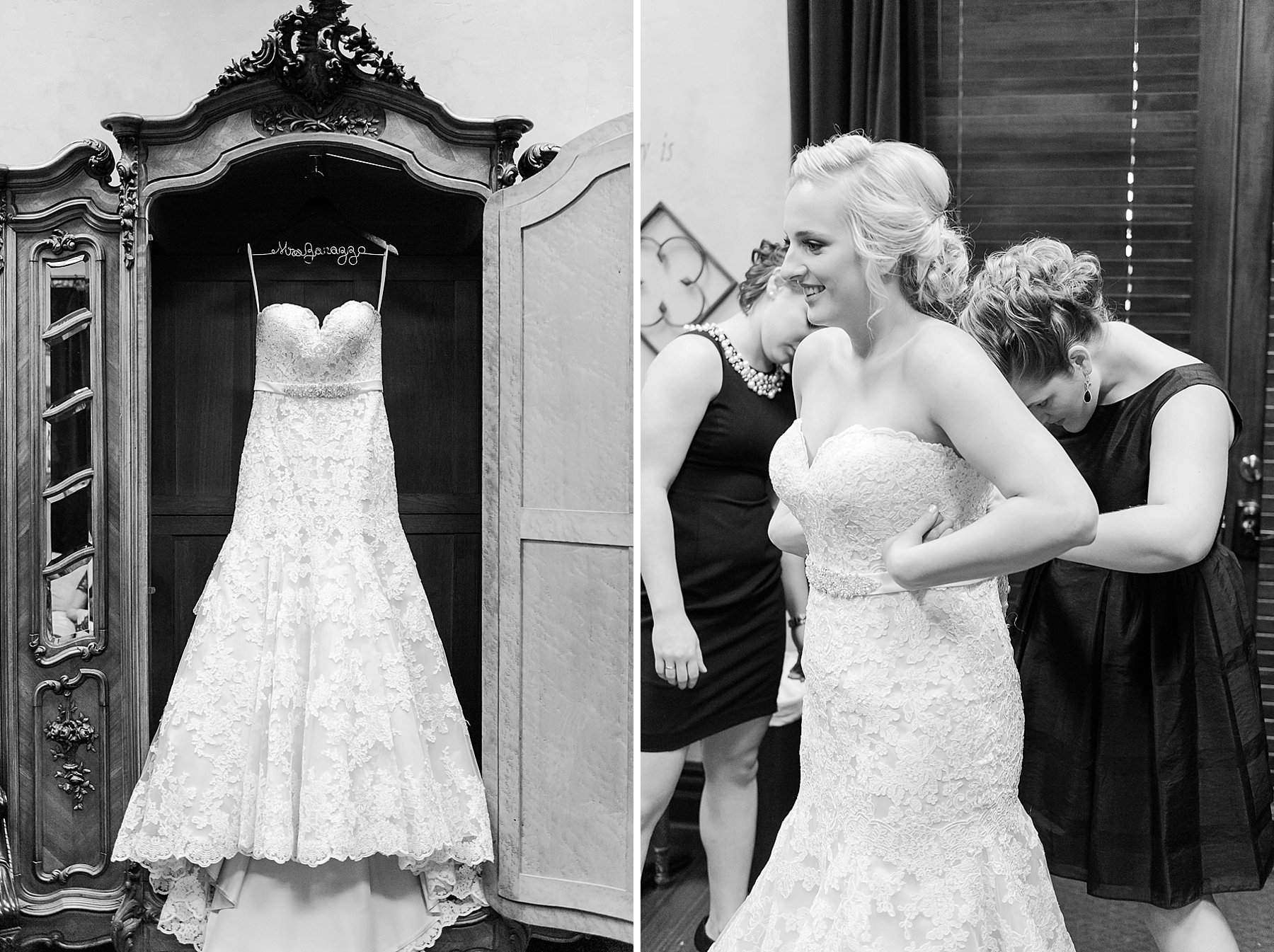 Villa Siena Wedding Brideal Gown Dressing Gilbert Arizona Photo