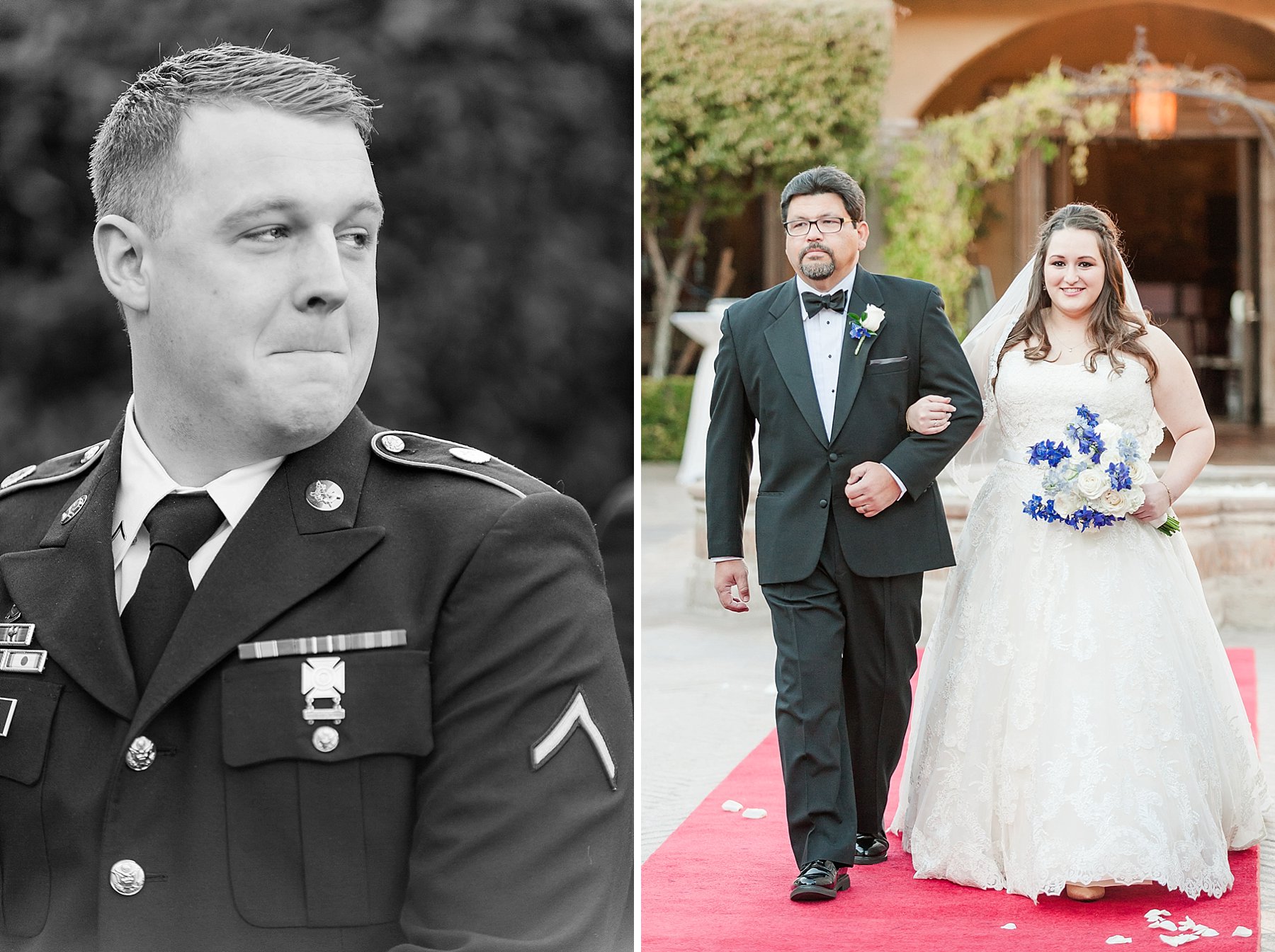 Villa Siena Military Wedding Father of Bride Phoenix Arizona Photo