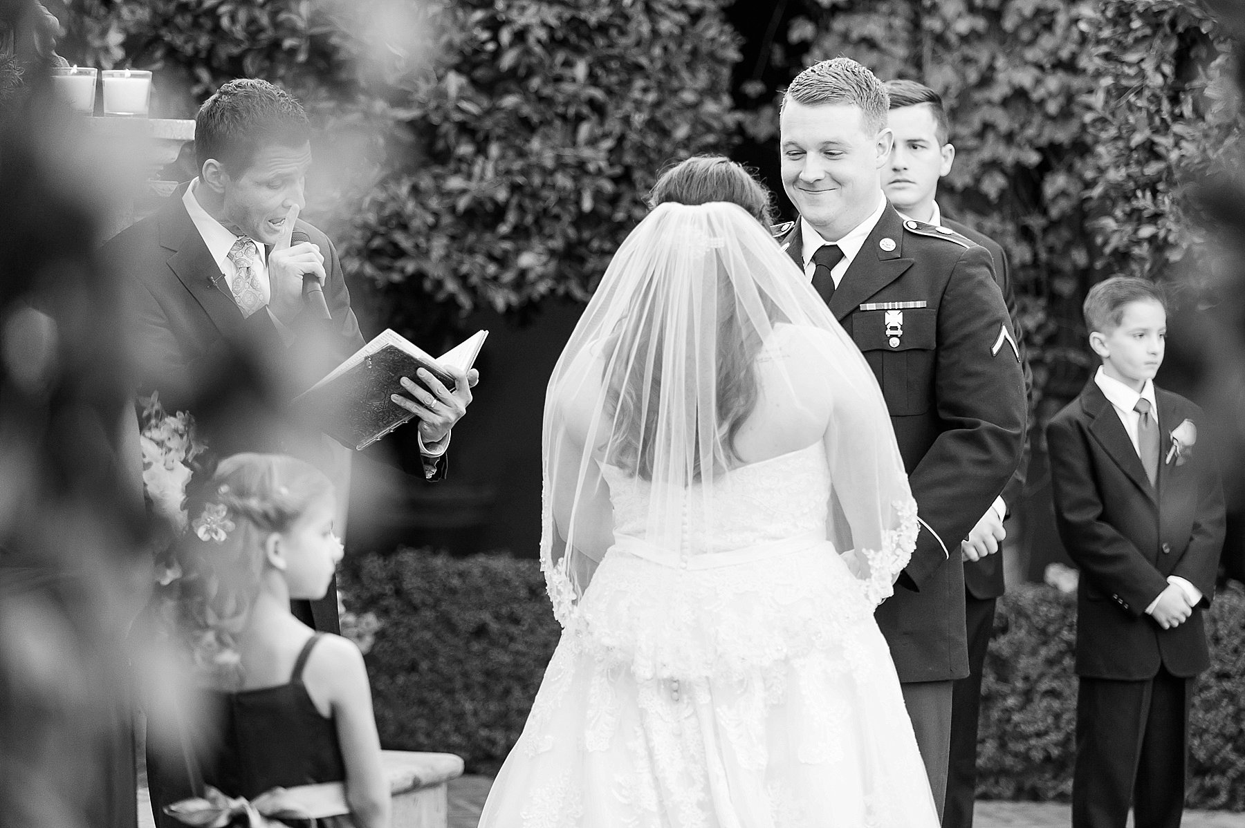 Villa Siena Military Wedding Vows Phoenix Arizona Photo