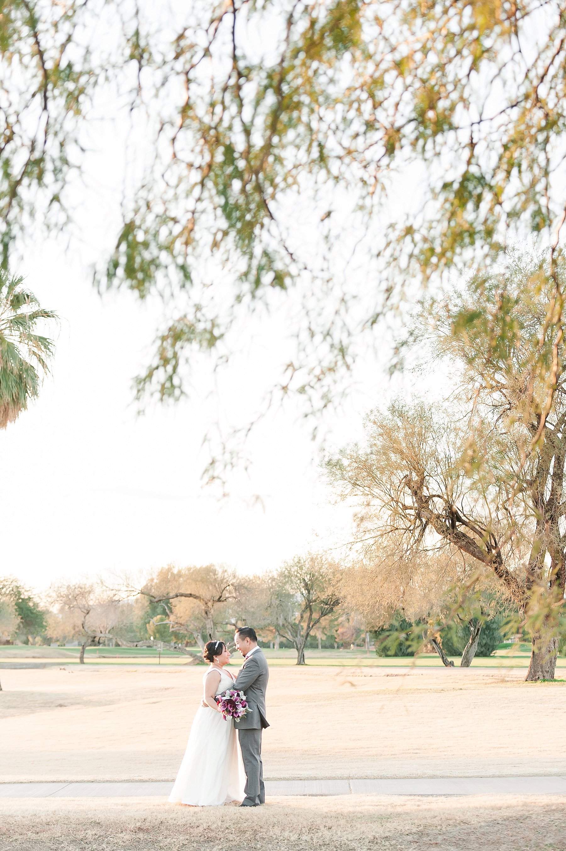 Wigwam Resort Wedding Bride and Groom Litchfield Park Arizona Photo