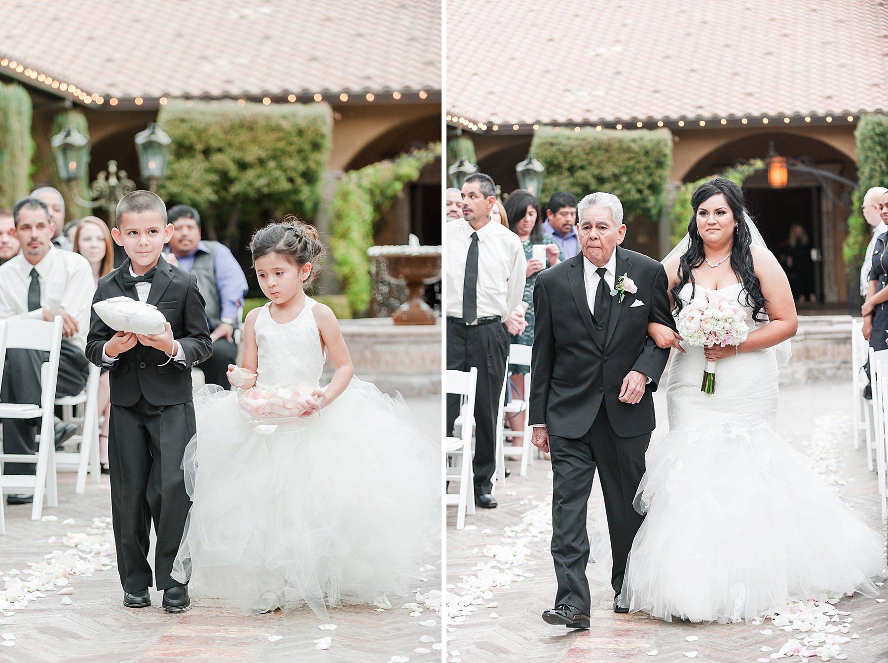 Blush Wedding Father of Bride Villa Siena Gilbert Arizona Photo