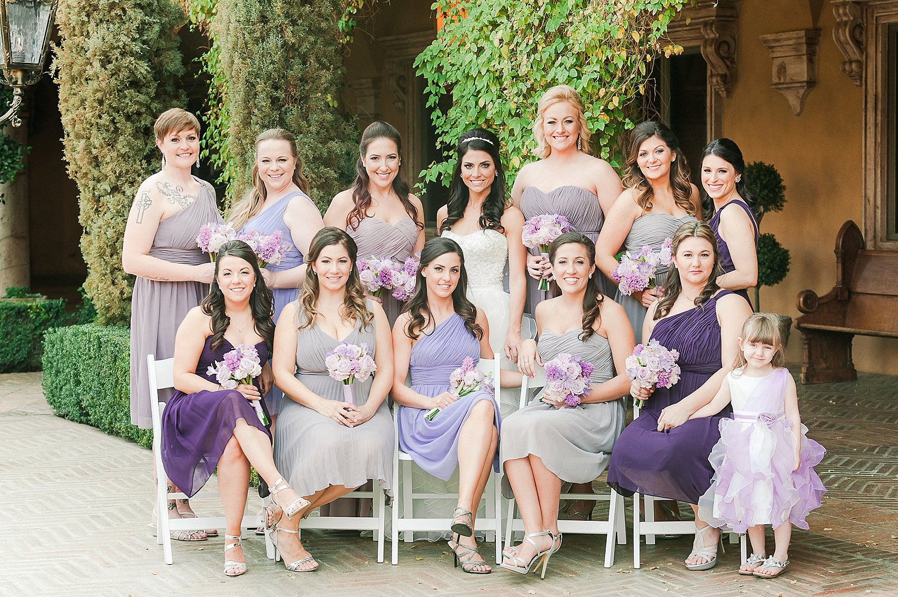 Villa Siena Middlebrooks Dell Wedding Bridesmaids Phoenix Arizona Photo