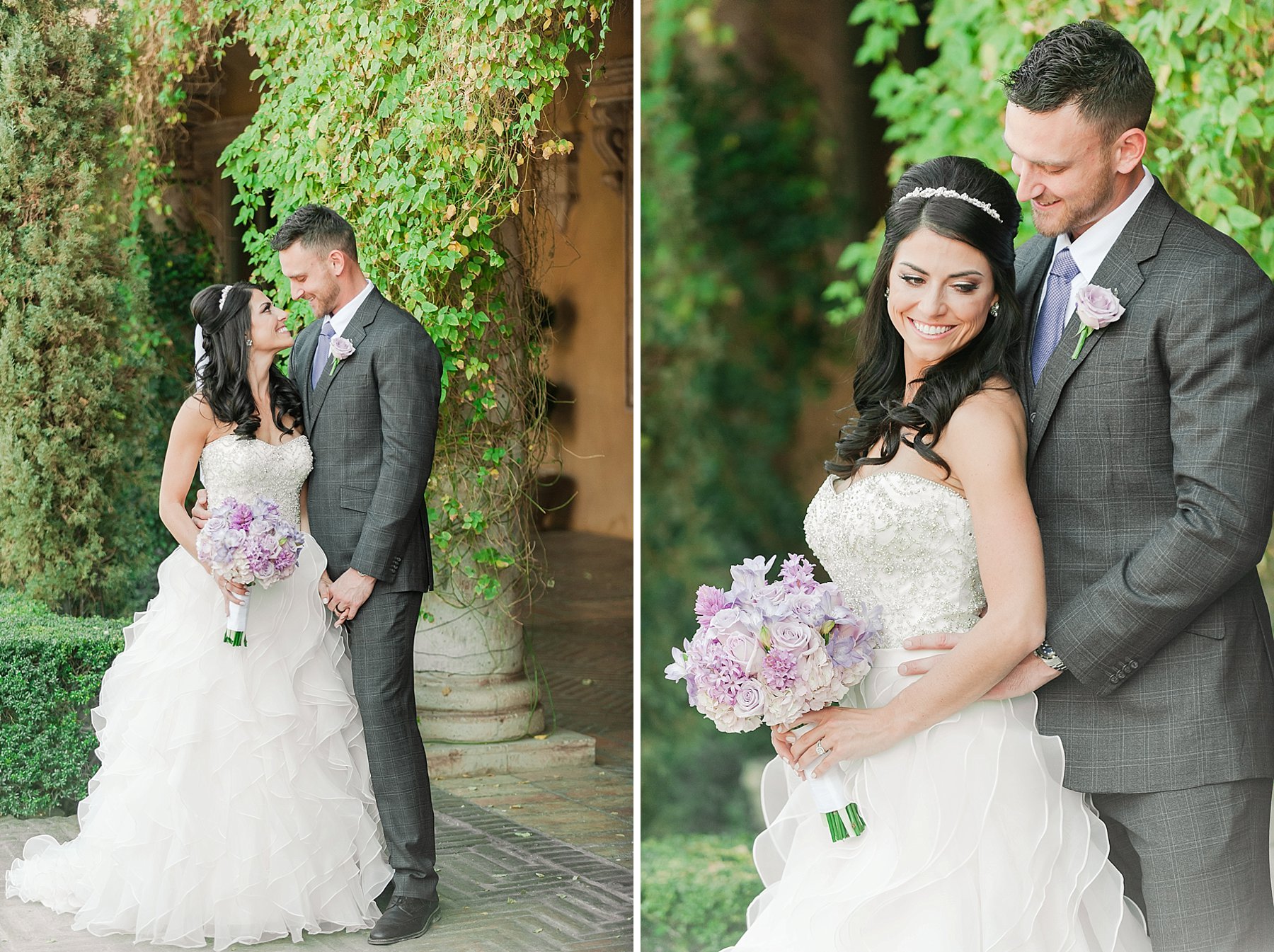 Villa Siena Middlebrooks Dell Wedding Bride Groom Romantic Smiling Phoenix Arizona Photo