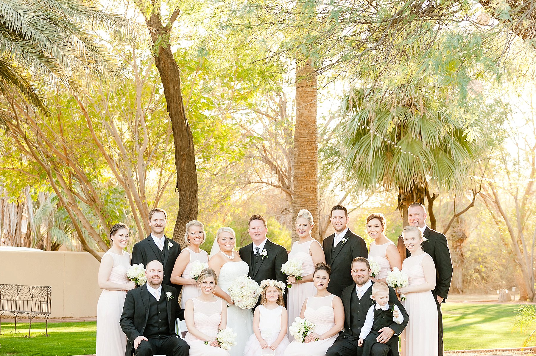 Secret Garden Wedding Bridal party Phoenix Arizona Photo