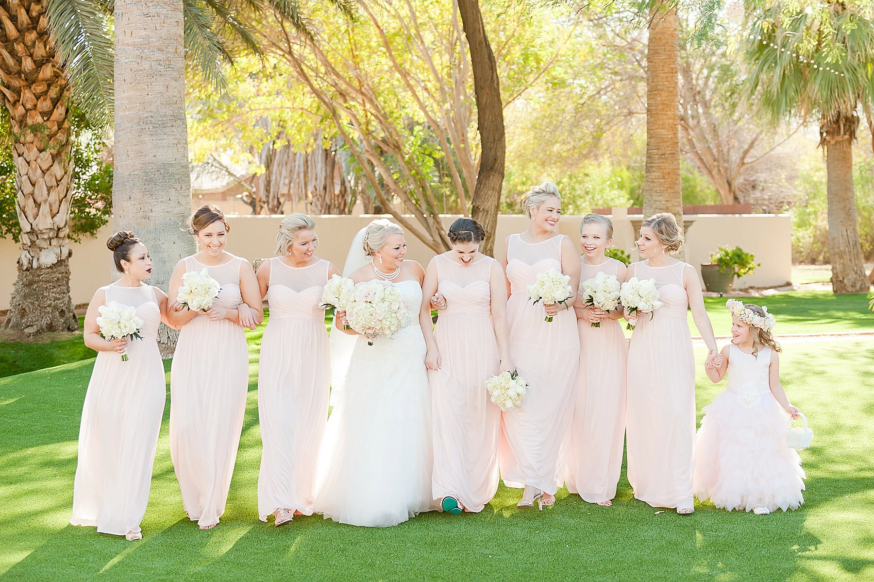 Secret Garden Wedding Bridesmaids Phoenix Arizona Photo