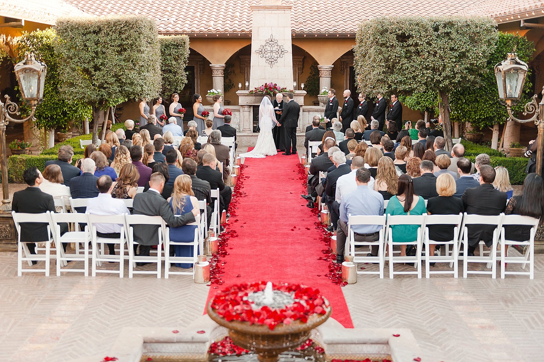 Villa Siena Wedding Ceremony Vows Photo