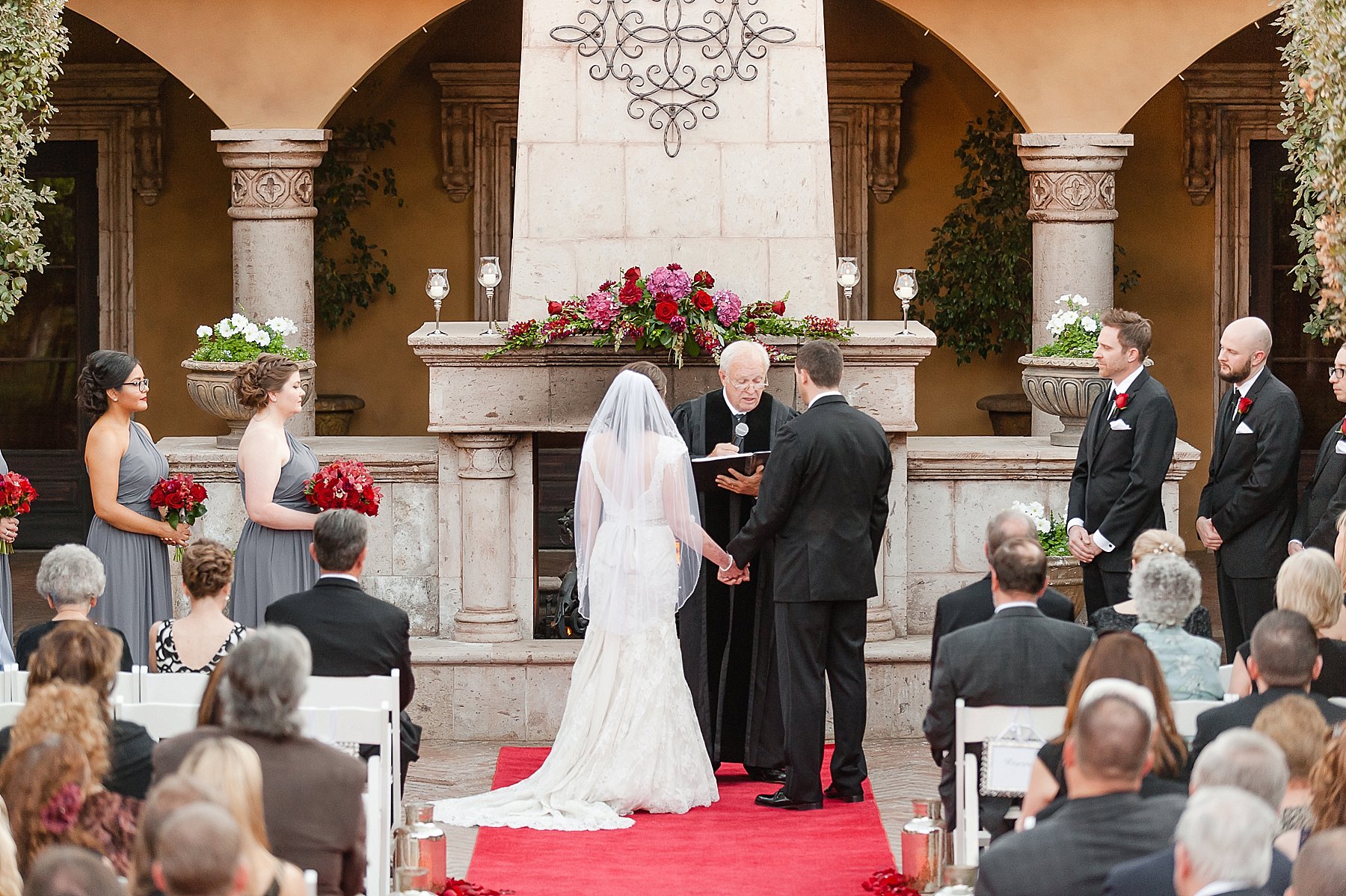 Villa Siena Wedding Ceremony Vows Photo