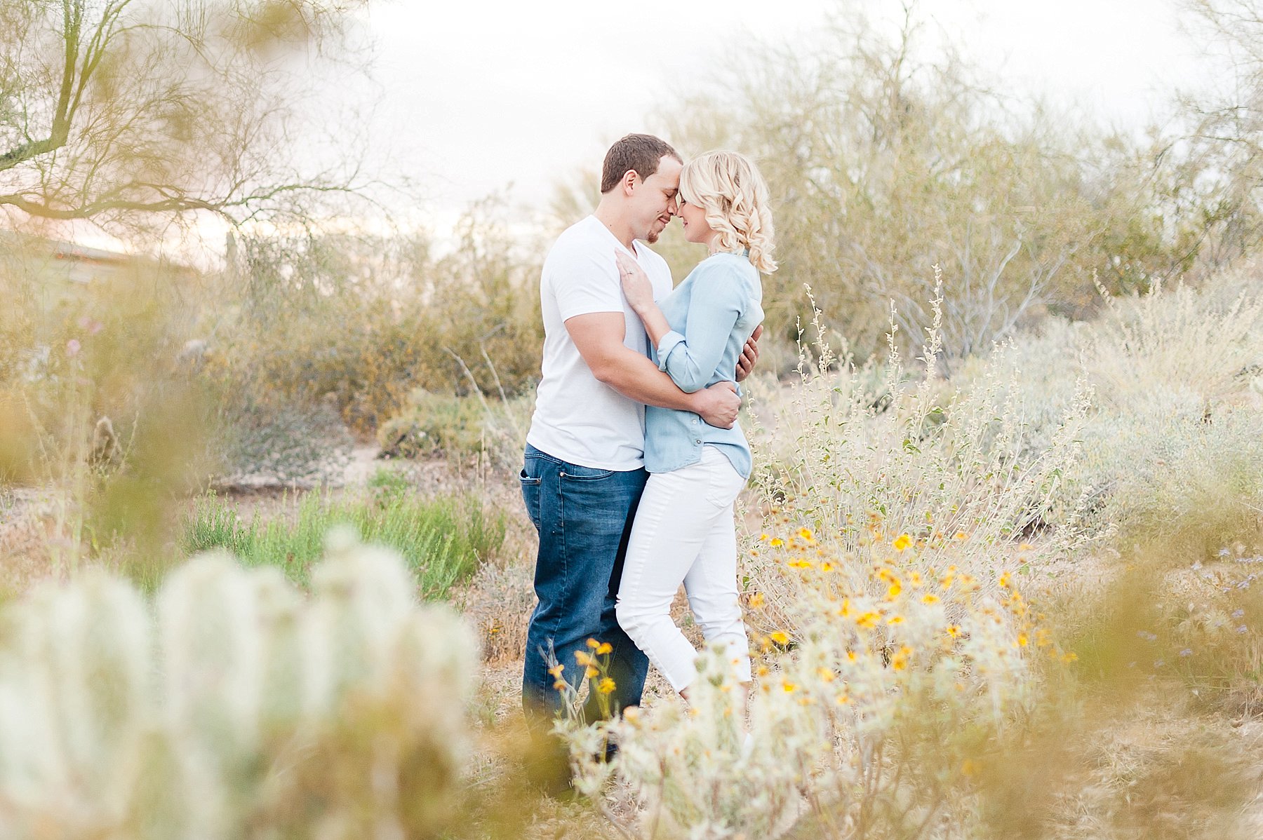 DC Ranch Desert Engagement Romantic Couple Scottsdale AZ Photo