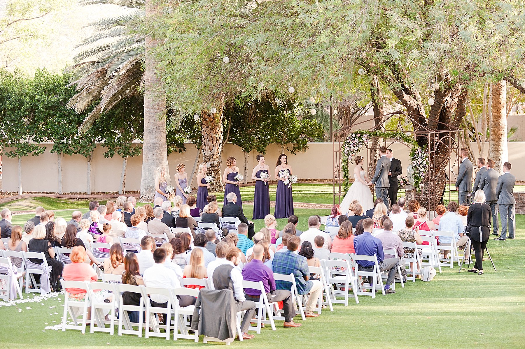 Secret Garden Wedding Ceremony Phoenix AZ Photo