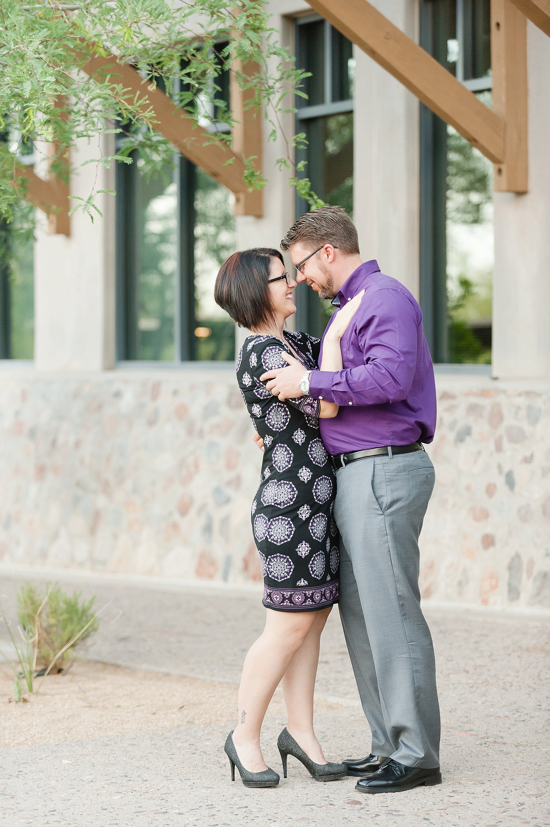 DC Ranch Engagement Session Romantic Couple Looking at Each Other Scottsdale AZ Photo