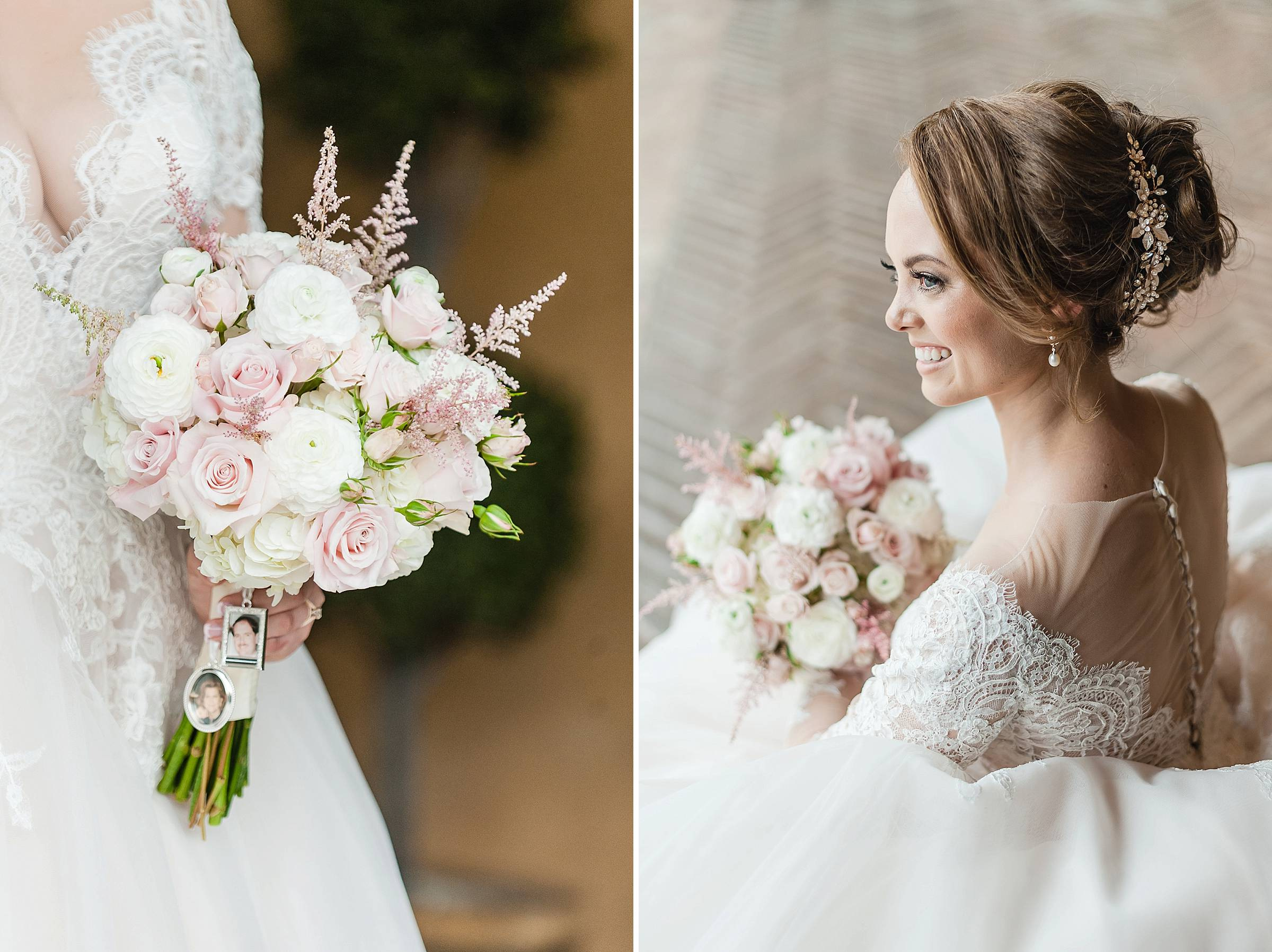 Elegant Blush Wedding Bouquet