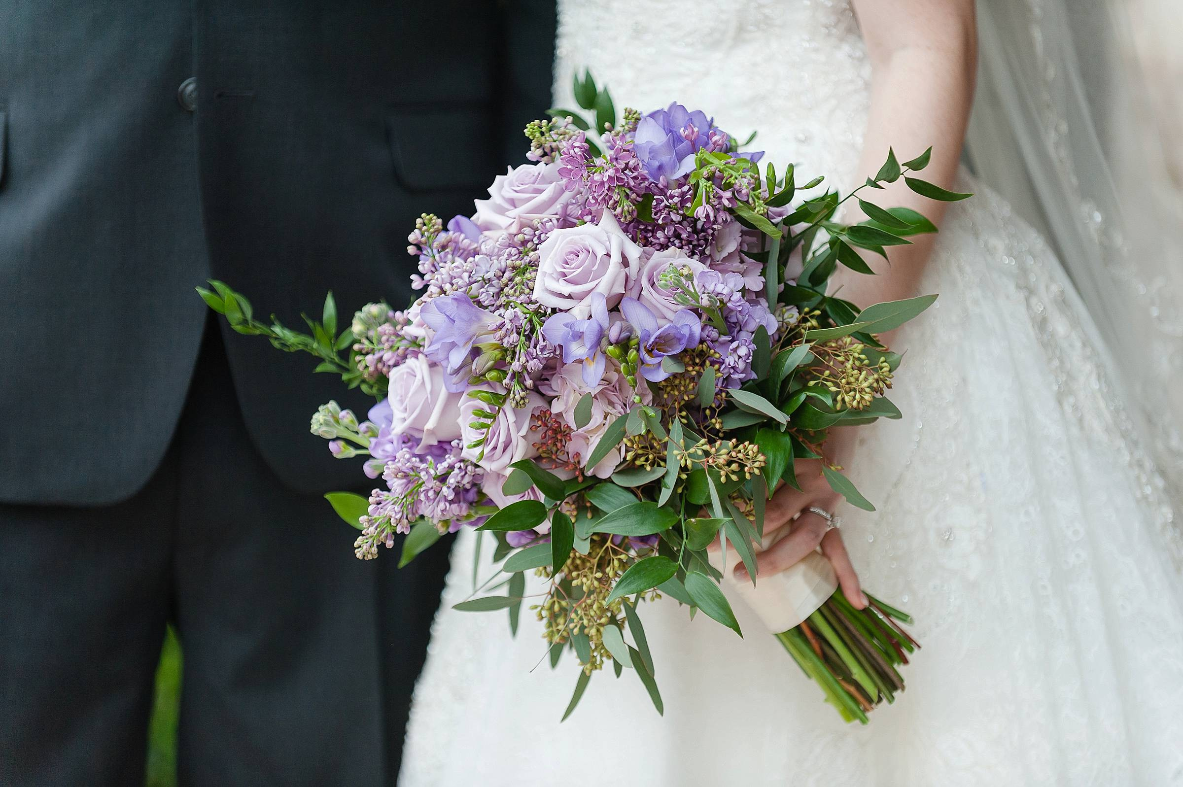 Lavender Wedding Floral Bouquet