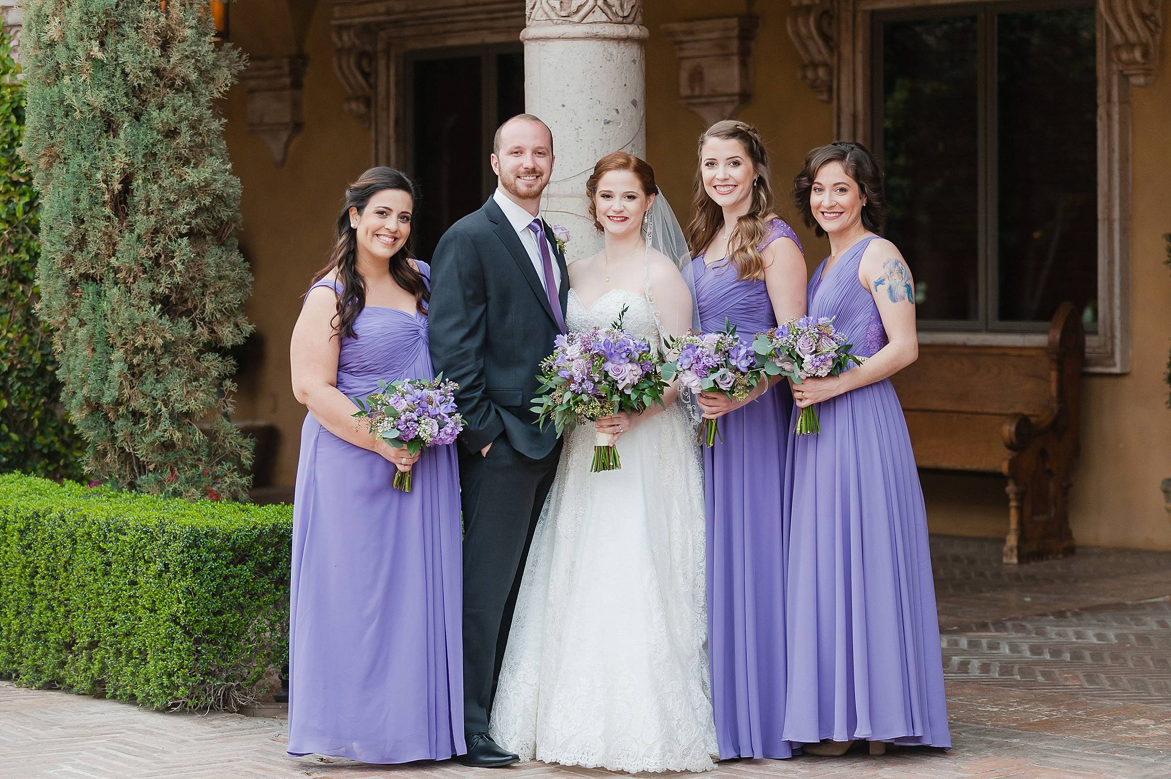 Lavender Wedding Bride's Side