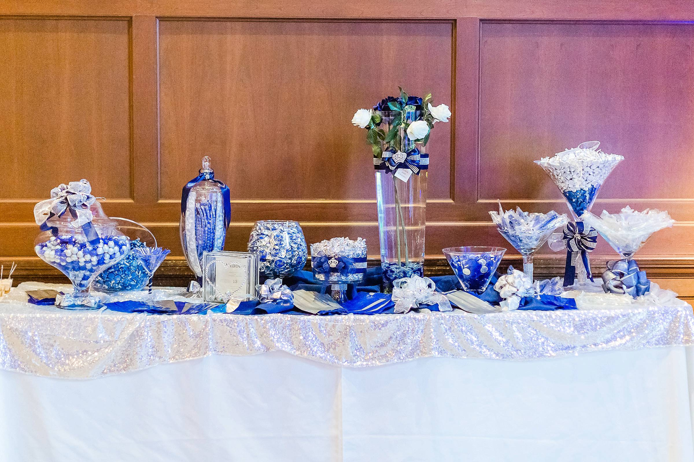 Blue Candy Table Photo