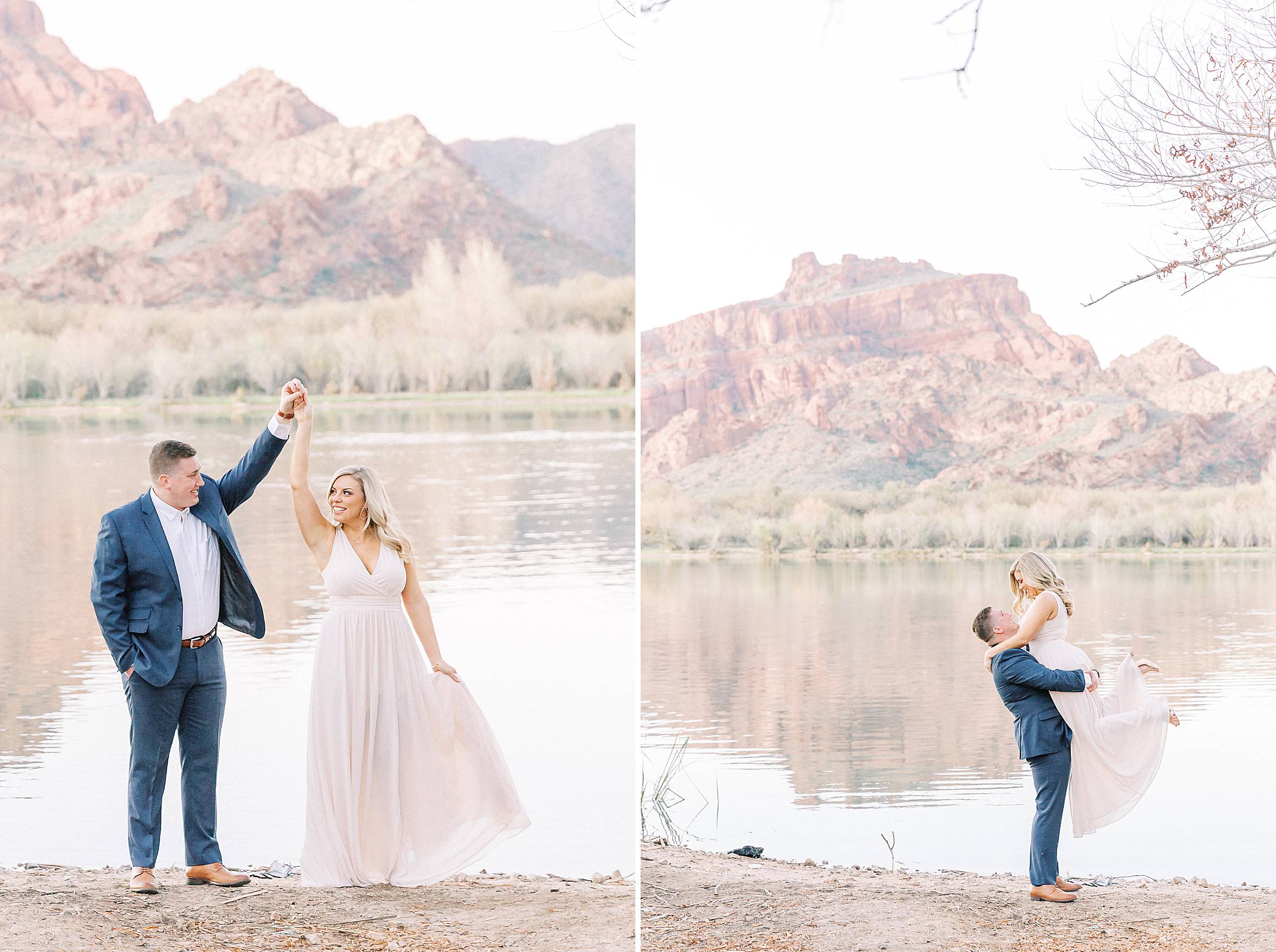 Arizona Salt River Engagement Photo-Phoenix Arizona Wedding Photographer