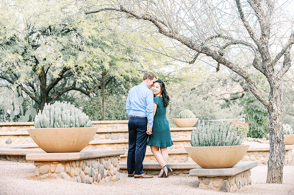 Desert Botanical Garden Spring Engagement Photos Phoenix Arizona Wedding Photographers