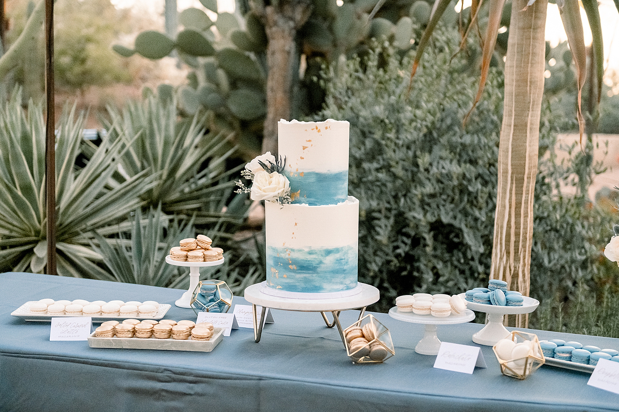 Cake for Wedding at Desert Botanical Garden