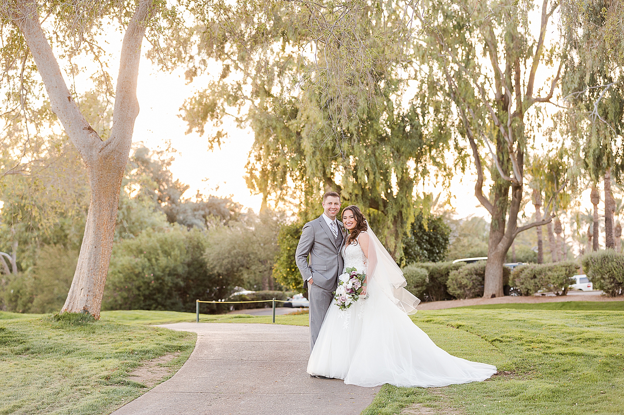 Gainey Ranch Golf Course Wedding Bride and Groom