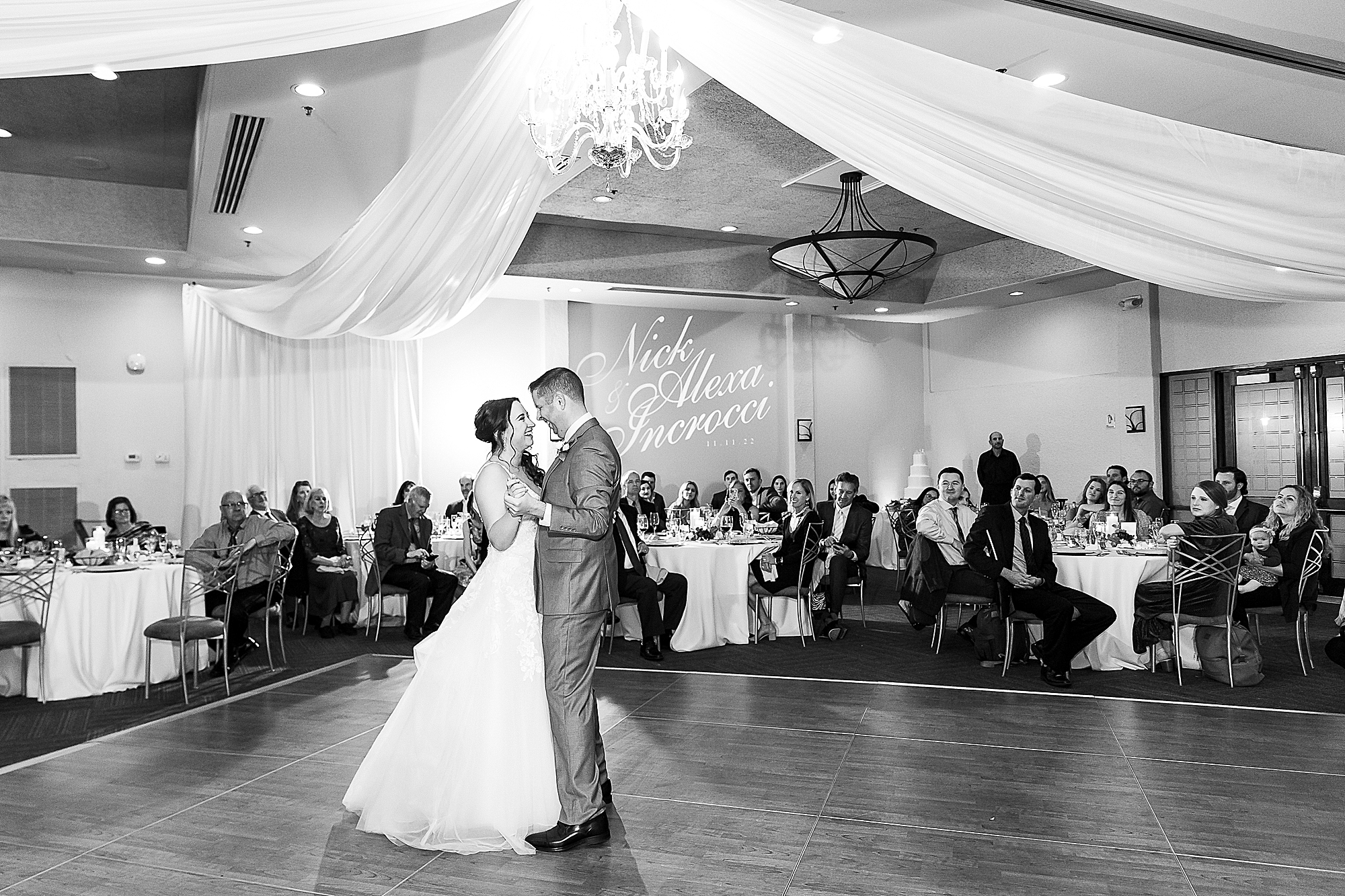 Gainey Ranch Golf Course Wedding Bride and Groom First Dance