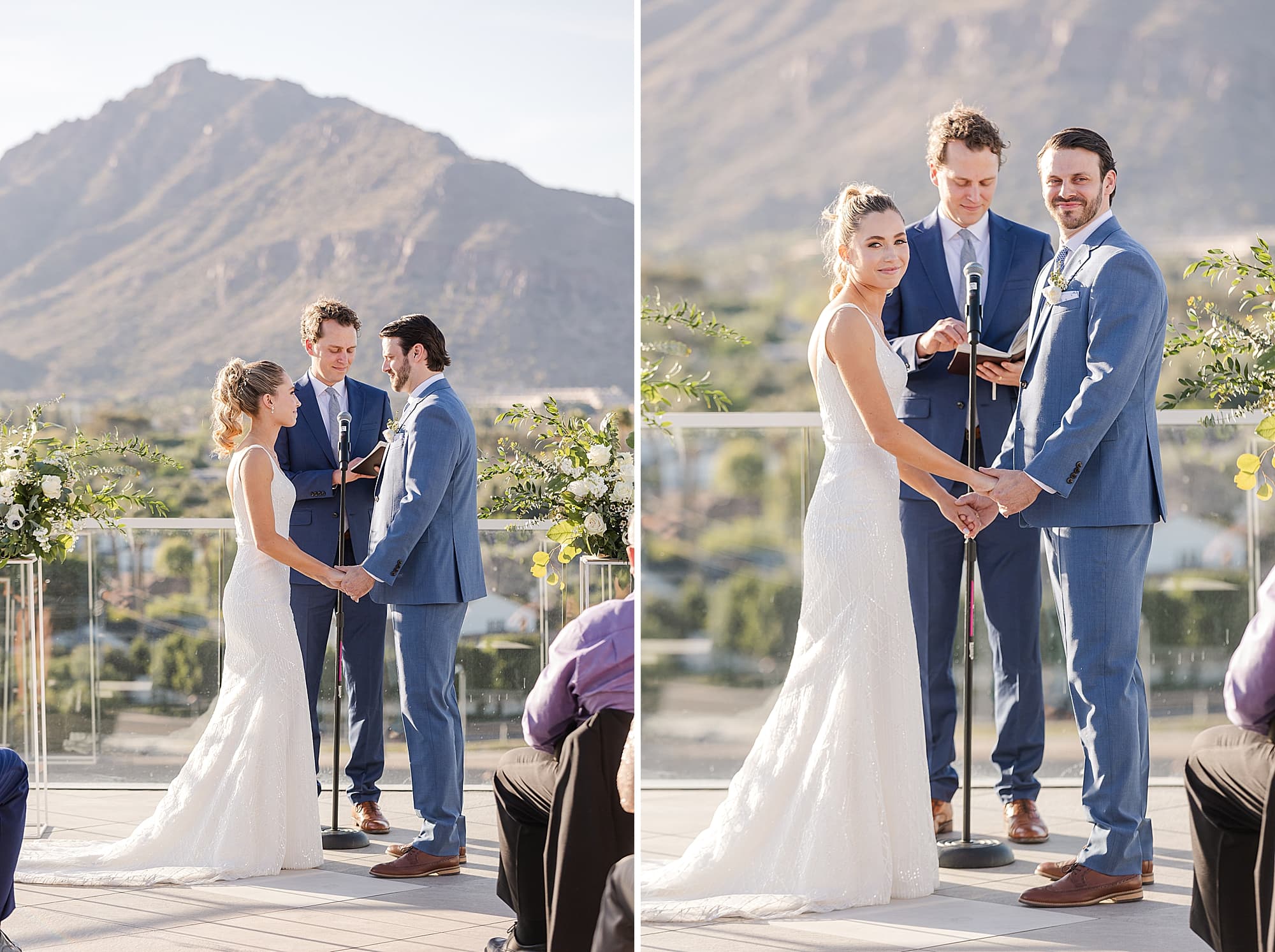 Old Town Scottsdale Wedding at Hotel Valley Ho Rooftop ceremony