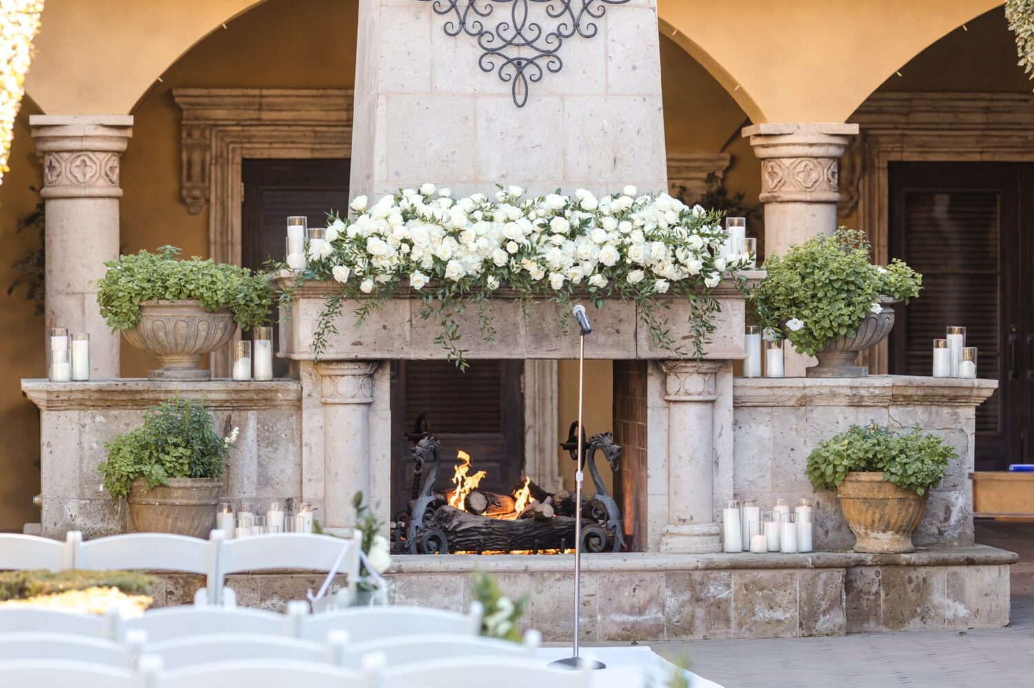 Classic Italian Themed Wedding Villa Siena Leslie Ann Photography