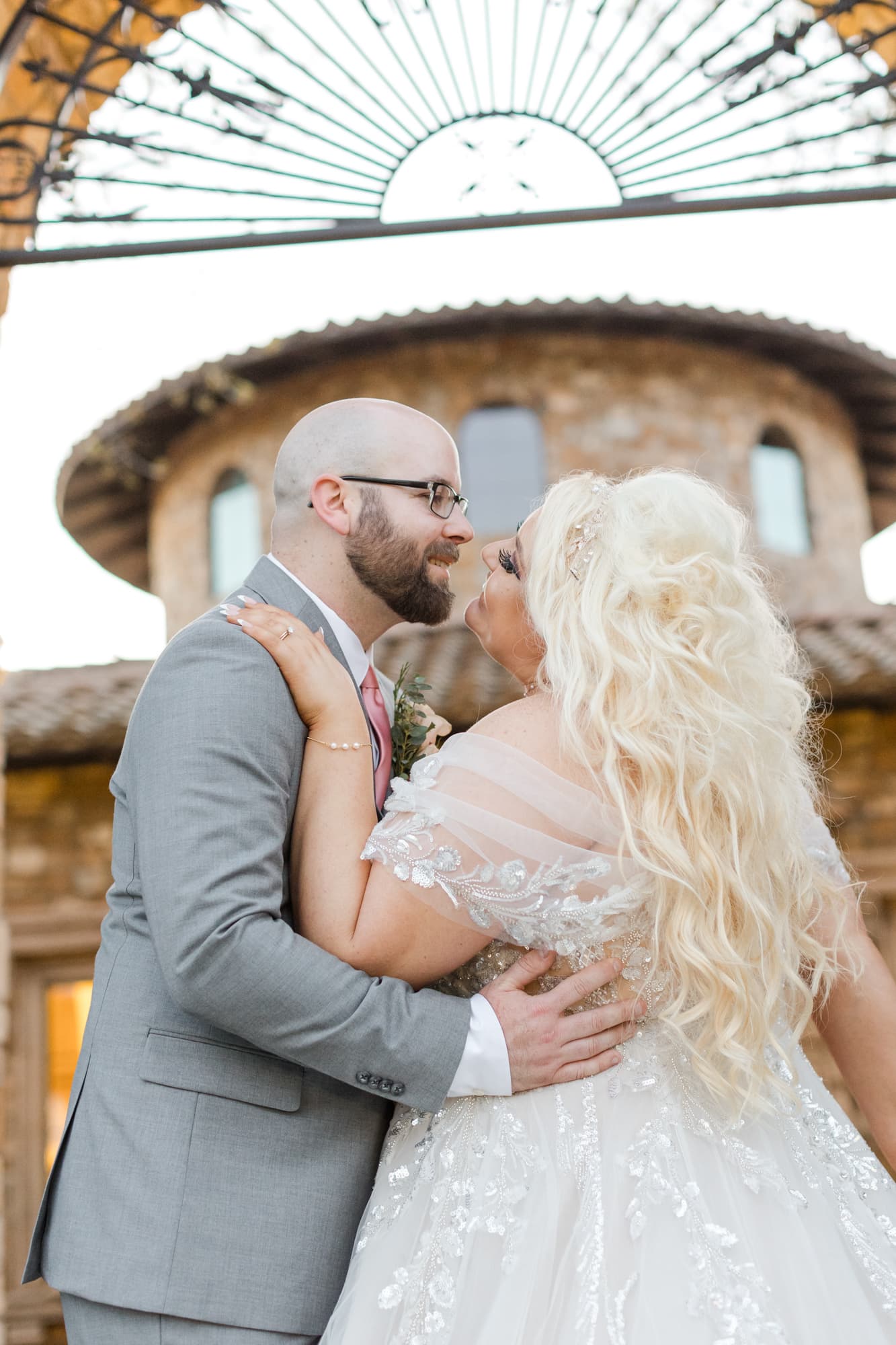Elegant Soft Pink Wedding Villa Siena Arizona Wedding Photographer