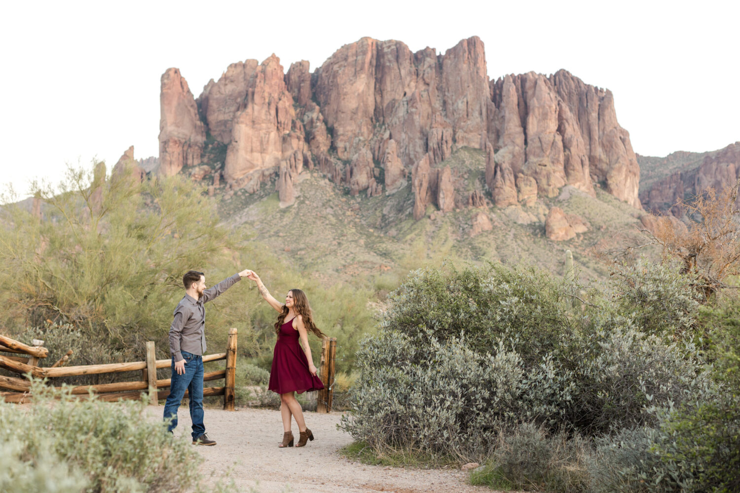 Radiant Anniversary Session Lost Dutchman Phoenix Wedding Photography