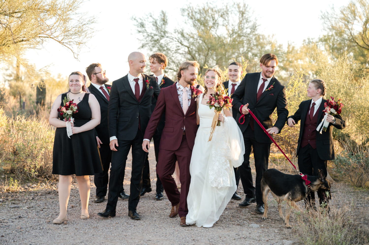 Fun Nature Wedding Lost Dutchman Phoenix Wedding Photographer