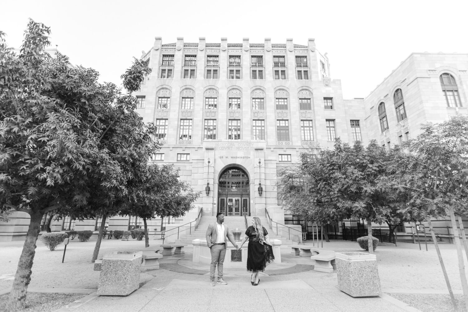Charming Delightful Engagement Downtown Phoenix Phoenix Wedding Photographer
