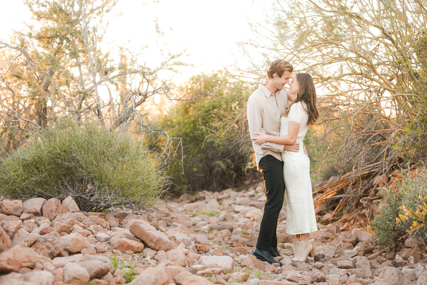 Fun Romantic Engagement Superstition Mountain Phoenix Wedding Photographer