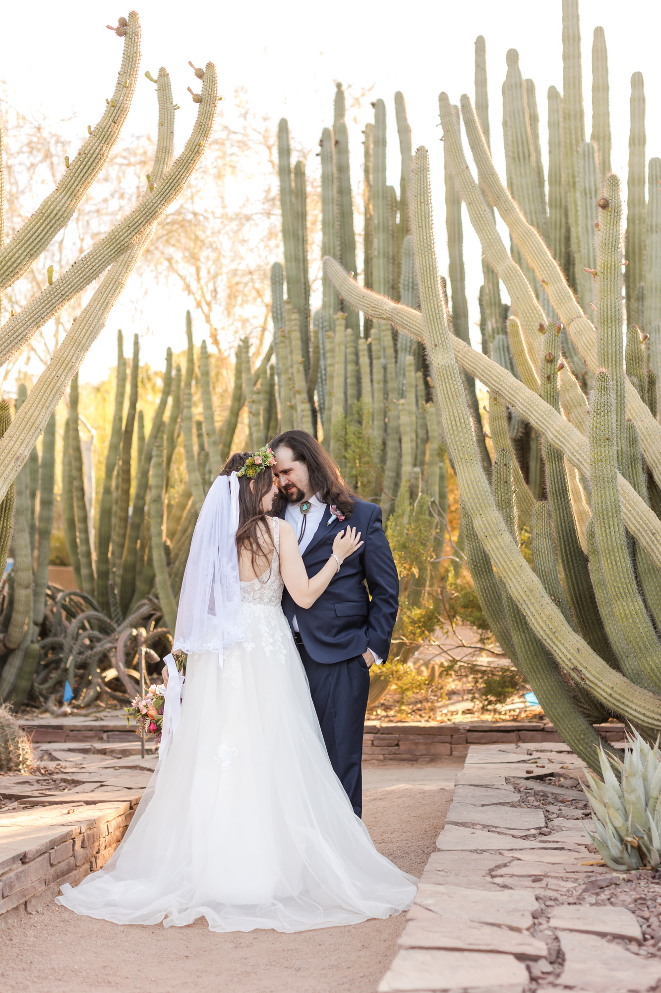 Enchanting Intimate Wedding Desert Botanical Gardens Phoenix Wedding Photographer 