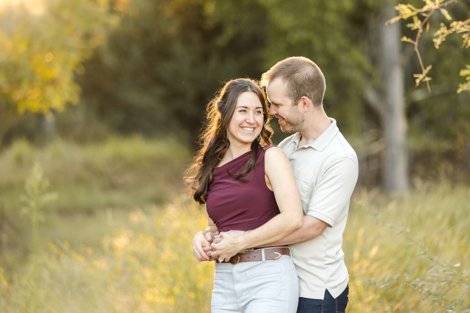 Breathtaking Playful Engagement Crescent Moon Ranch Sedona Wedding Photographer